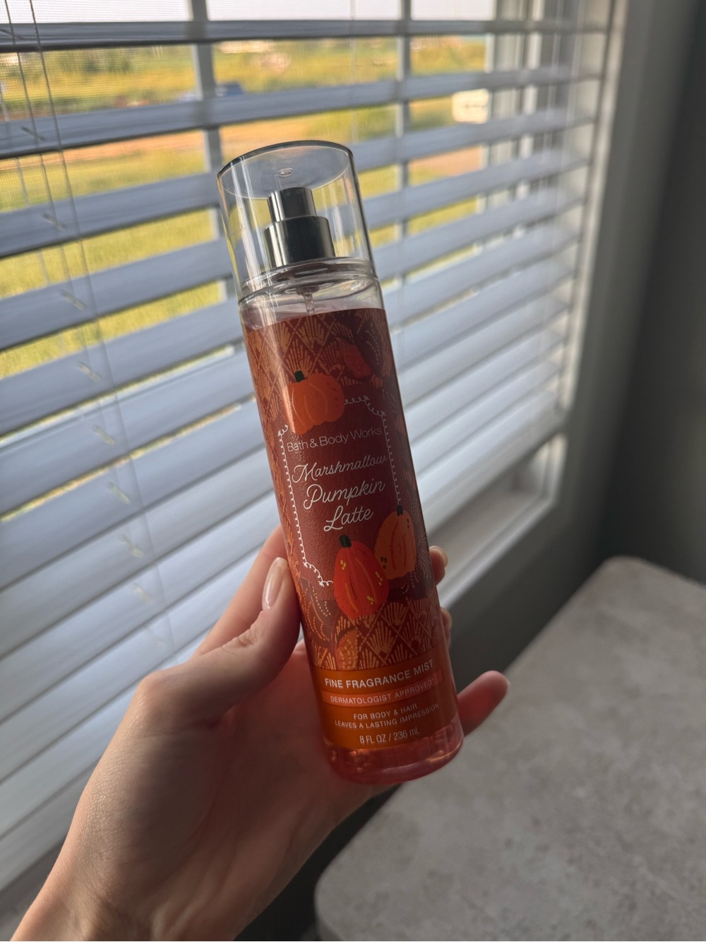 Bath & Body Works Marshmallow Pumpkin Latte Mist - Orange